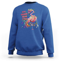 Funny Mardi Gras Flamingo Sweatshirt It's Mardi Gras Y'all - Wonder Print Shop