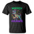 Funny Mardi Gras Dinosaur T Shirt Mardi Grawr Rex - Wonder Print Shop