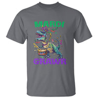 Funny Mardi Gras Dinosaur T Shirt Mardi Grawr Rex - Wonder Print Shop