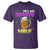 Funny Mardi Gras Drinking Couple Matching T Shirt He's My Drunker Half