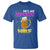 Funny Mardi Gras Drinking Couple Matching T Shirt He's My Drunker Half