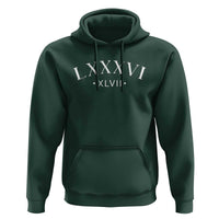 LXXXVI XLVII Hoodie 86 47 Roman Numerals