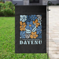 Dayenu Passover Jewish Holiday Floral Retro Garden Flag It Would Have Been Enough Meaningful Seder Gift
