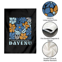 Dayenu Passover Jewish Holiday Floral Retro Garden Flag It Would Have Been Enough Meaningful Seder Gift