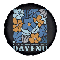 Dayenu Passover Jewish Holiday Floral Retro Spare Tire Cover It Would Have Been Enough Meaningful Seder Gift