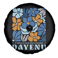 Dayenu Passover Jewish Holiday Floral Retro Spare Tire Cover It Would Have Been Enough Meaningful Seder Gift