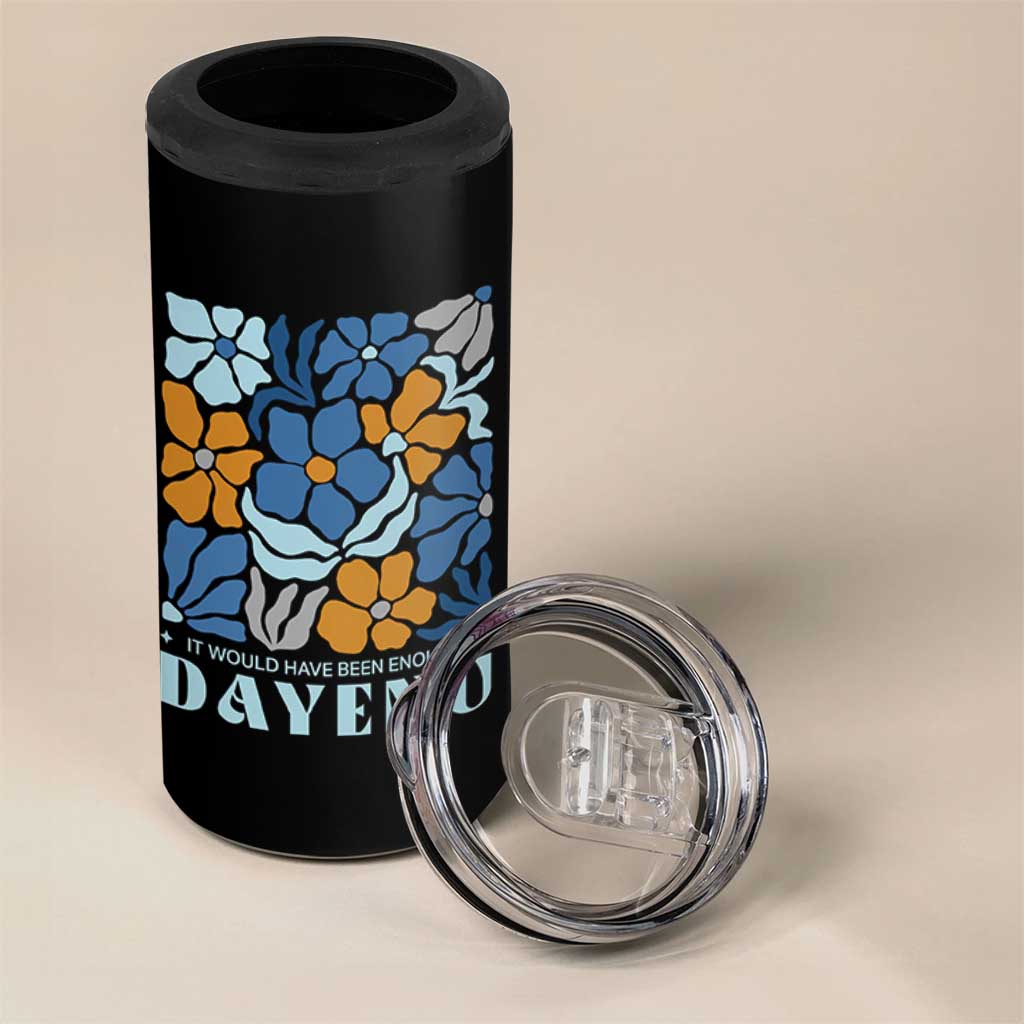 Dayenu Passover Jewish Holiday Floral Retro 4 in 1 Can Cooler Tumbler It Would Have Been Enough Meaningful Seder Gift