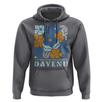 Dayenu Passover Jewish Holiday Floral Retro Hoodie It Would Have Been Enough Meaningful Seder Gift