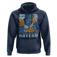 Dayenu Passover Jewish Holiday Floral Retro Hoodie It Would Have Been Enough Meaningful Seder Gift