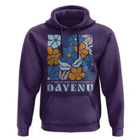 Dayenu Passover Jewish Holiday Floral Retro Hoodie It Would Have Been Enough Meaningful Seder Gift