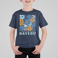 Dayenu Passover Jewish Holiday Floral Retro T Shirt For Kid It Would Have Been Enough Meaningful Seder Gift