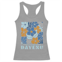 Dayenu Passover Jewish Holiday Floral Retro Racerback Tank Top It Would Have Been Enough Meaningful Seder Gift