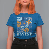 Dayenu Passover Jewish Holiday Floral Retro T Shirt For Women It Would Have Been Enough Meaningful Seder Gift