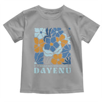 Dayenu Passover Jewish Holiday Floral Retro Toddler T Shirt It Would Have Been Enough Meaningful Seder Gift