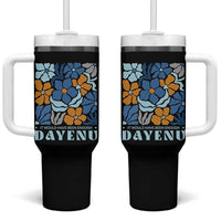 Dayenu Passover Jewish Holiday Floral Retro Tumbler With Handle It Would Have Been Enough Meaningful Seder Gift
