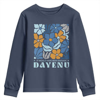 Dayenu Passover Jewish Holiday Floral Retro Youth Sweatshirt It Would Have Been Enough Meaningful Seder Gift