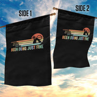 Retro Coming Out Of My Cave Christian Easter Parody Garden Flag I’ve Been Doing Just Fine Resurrection Humor Faith Gift