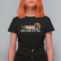 Retro Coming Out Of My Cave Christian Easter Parody T Shirt For Women I’ve Been Doing Just Fine Resurrection Humor Faith Gift
