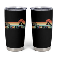 Retro Coming Out Of My Cave Christian Easter Parody Tumbler Cup I’ve Been Doing Just Fine Resurrection Humor Faith Gift