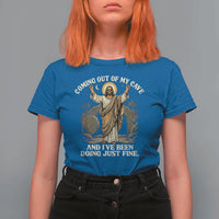 Coming Out Of My Cave Christian Easter T Shirt For Women Risen Jesus Tomb Scene Inspirational Faith Message Gift