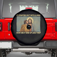 It Started Out With A Kiss Christian Easter Spare Tire Cover Judas Betrayal Biblical Scene Faith Reflection Gift
