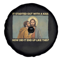 It Started Out With A Kiss Christian Easter Spare Tire Cover Judas Betrayal Biblical Scene Faith Reflection Gift
