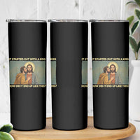 It Started Out With A Kiss Christian Easter Skinny Tumbler Judas Betrayal Biblical Scene Faith Reflection Gift