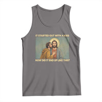 It Started Out With A Kiss Christian Easter Tank Top Judas Betrayal Biblical Scene Faith Reflection Gift