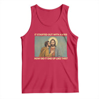 It Started Out With A Kiss Christian Easter Tank Top Judas Betrayal Biblical Scene Faith Reflection Gift