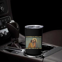 It Started Out With A Kiss Christian Easter Tumbler Cup Judas Betrayal Biblical Scene Faith Reflection Gift