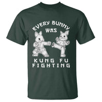 Funny Easter Rabbit Martial Arts T Shirt Every Bunny Was Kung Fu Fighting Cute Bunny Humor Gift