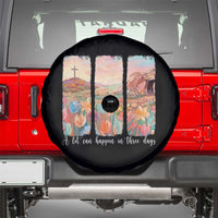 A Lot Can Happen In Three Days Christian Easter Spare Tire Cover Empty Tomb Cross Landscape Faith Inspirational Gift