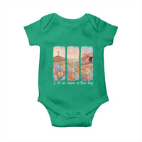 A Lot Can Happen In Three Days Christian Easter Baby Onesie Empty Tomb Cross Landscape Faith Inspirational Gift
