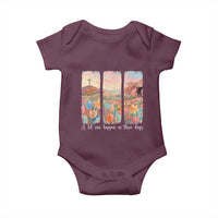 A Lot Can Happen In Three Days Christian Easter Baby Onesie Empty Tomb Cross Landscape Faith Inspirational Gift
