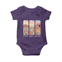 A Lot Can Happen In Three Days Christian Easter Baby Onesie Empty Tomb Cross Landscape Faith Inspirational Gift