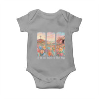 A Lot Can Happen In Three Days Christian Easter Baby Onesie Empty Tomb Cross Landscape Faith Inspirational Gift