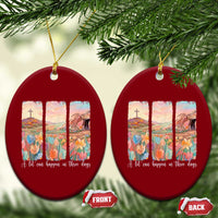 A Lot Can Happen In Three Days Christian Easter Ceramic Ornament Empty Tomb Cross Landscape Faith Inspirational Gift