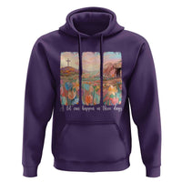 A Lot Can Happen In Three Days Christian Easter Hoodie Empty Tomb Cross Landscape Faith Inspirational Gift