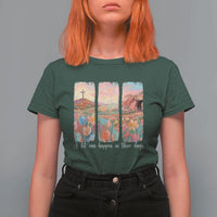 A Lot Can Happen In Three Days Christian Easter T Shirt For Women Empty Tomb Cross Landscape Faith Inspirational Gift