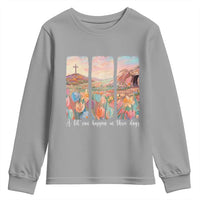 A Lot Can Happen In Three Days Christian Easter Youth Sweatshirt Empty Tomb Cross Landscape Faith Inspirational Gift