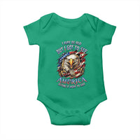 Vintage American Eagle Patriotic Pride Baby Onesie I May Be Old But I Got To See America Freedom Sarcastic Political Humor