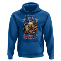 Vintage American Eagle Patriotic Pride Hoodie I May Be Old But I Got To See America Freedom Sarcastic Political Humor
