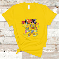 Gay Pride T Shirt Love Whoever The F You Want LGBTQ LGBT Pride Month Cute - Wonder Print Shop