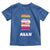 Colorful LGBTQ+ Ally Frogs Stack Toddler T Shirt Kawaii Gay Pride Support