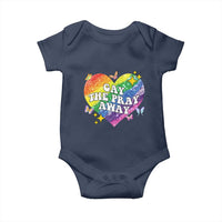Gay the Pray Away Baby Onesie LGBTQIA Say Gay Pride Month - Wonder Print Shop