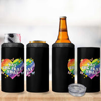 Gay the Pray Away 4 in 1 Can Cooler Tumbler LGBTQIA Say Gay Pride Month - Wonder Print Shop