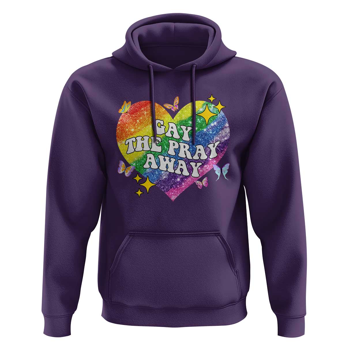 Gay the Pray Away Hoodie LGBTQIA Say Gay Pride Month - Wonder Print Shop
