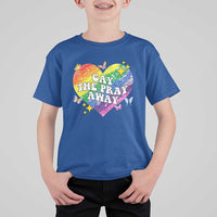 Gay the Pray Away T Shirt For Kid LGBTQIA Say Gay Pride Month - Wonder Print Shop