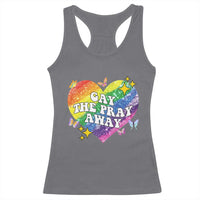 Gay the Pray Away Racerback Tank Top LGBTQIA Say Gay Pride Month - Wonder Print Shop