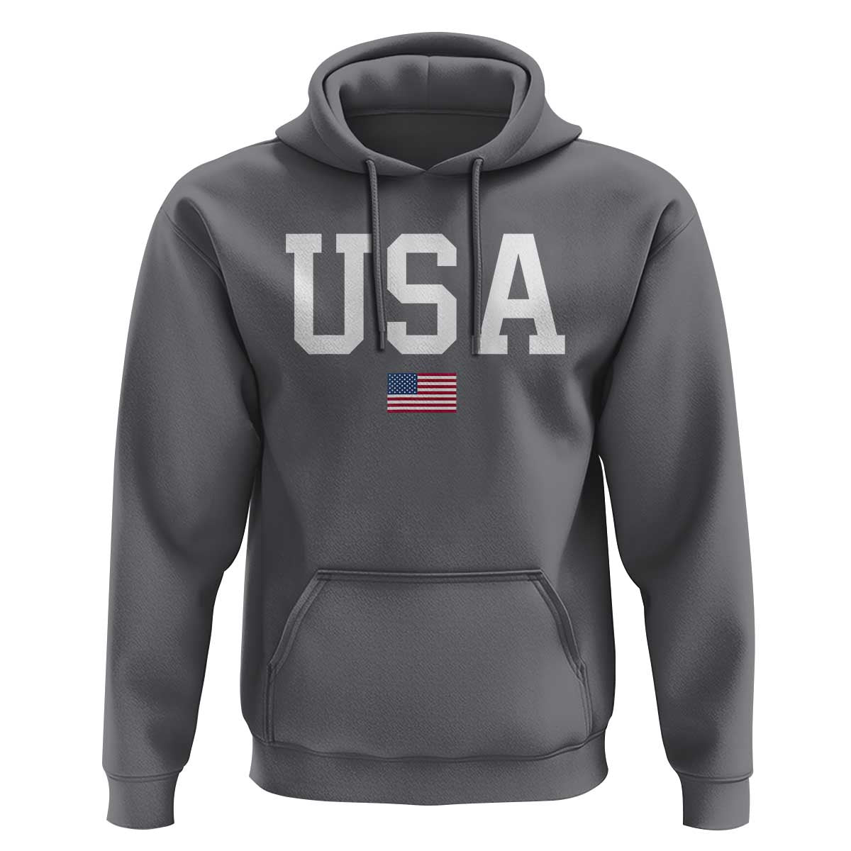 USA Hoodie Patriotic American Flag - Wonder Print Shop